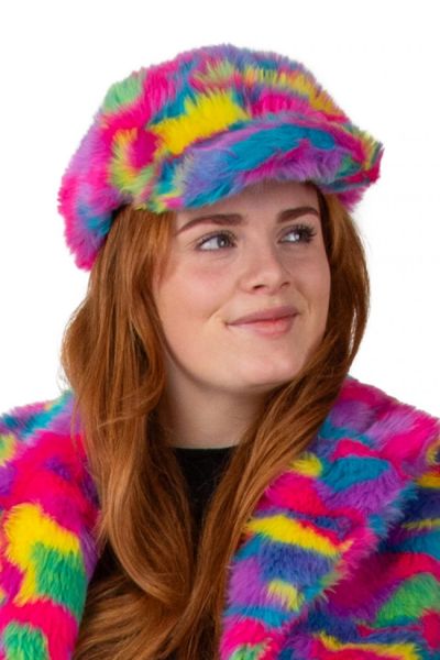 Festival Kappe in Regenbogenfarben