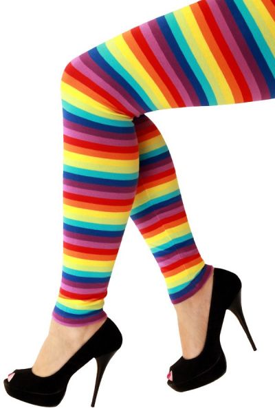 Leggings helle Regenbogenfarben