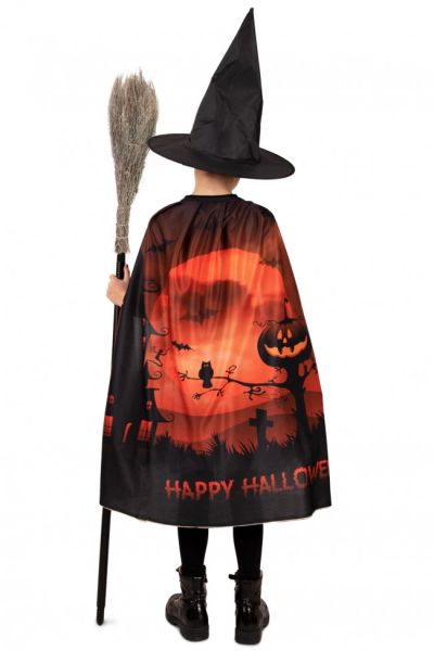 Halloween cape happy für Kinder