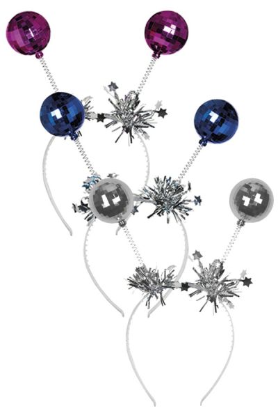Haarreif Haarspangen mit Discokugeln Glitzer