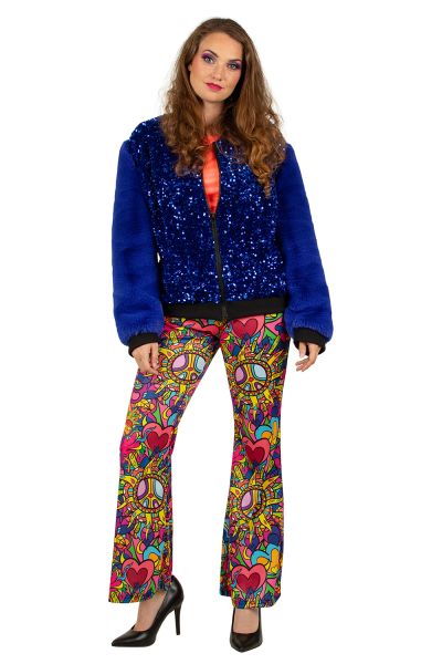 Festival glamour jacket blue