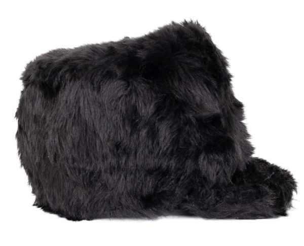 Plüsch Fanfare Hut schwarz