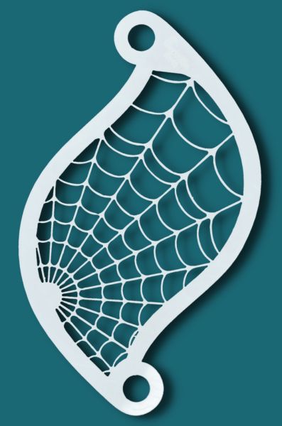 Schminkschablone SPINNENNETZ 77011