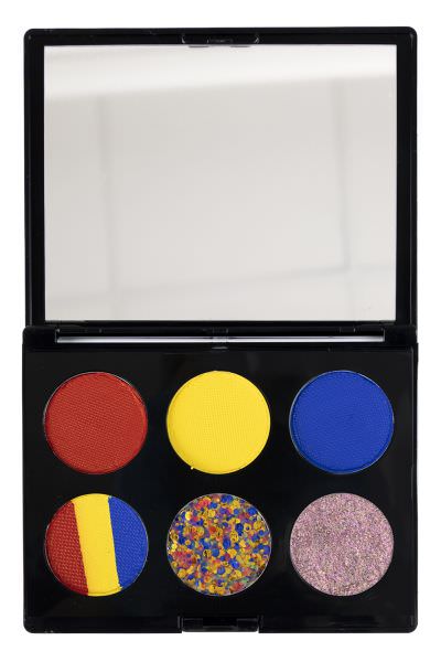 PXP Schminke Palette rot gelb blau