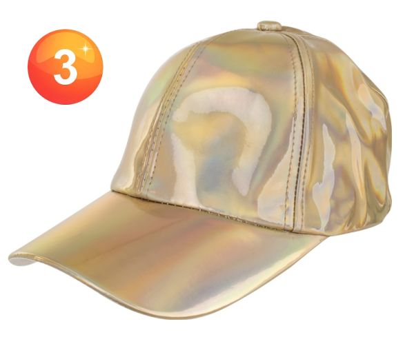 Mütze Holo metallischer Roségold