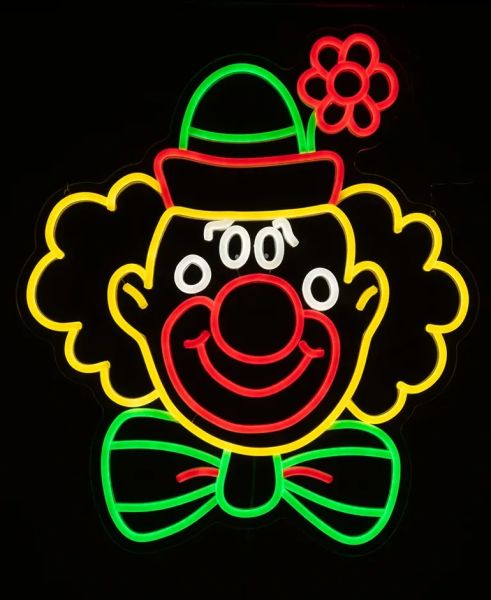 LED-Neonlichter Clown