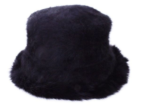 Damen-Hut Topf Modell schwarz Luxus