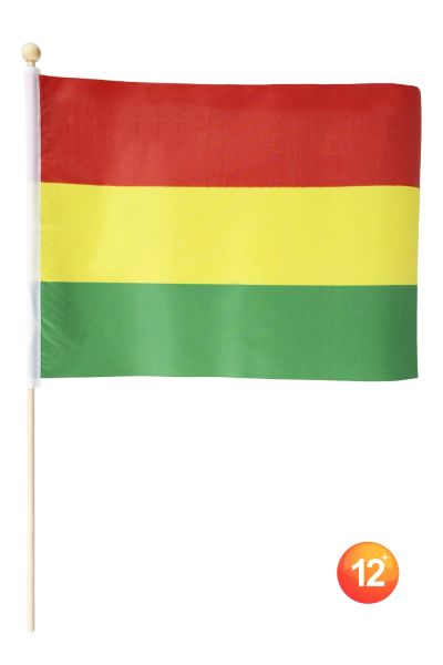Polyester Wellenfahne für Fasching