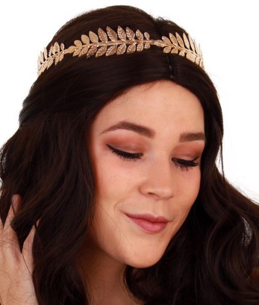 Caesar Stirnband Lorbeerkranz aus Metall