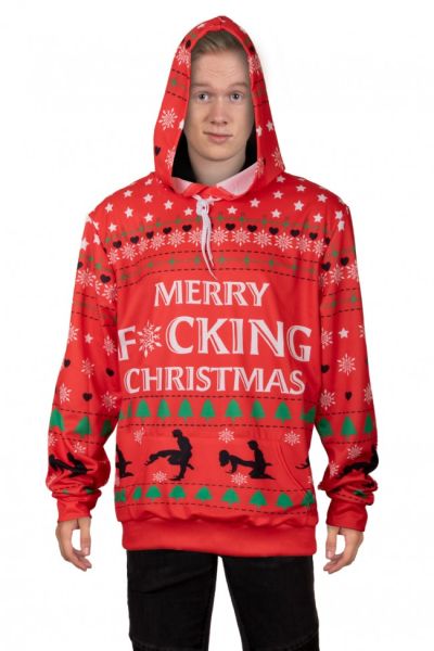 Weihnachts-Hoodie Merry F*cking Christmas