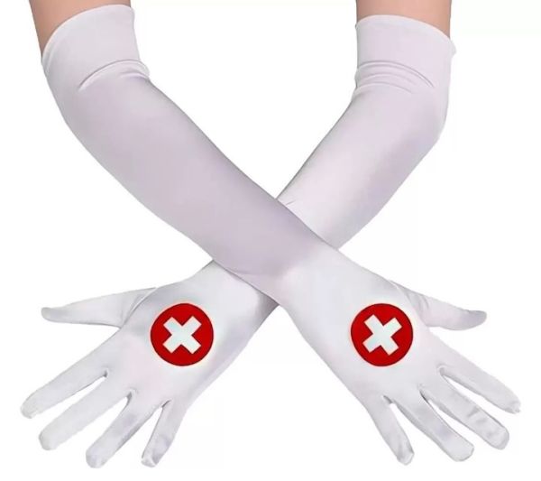 Krankenschwester Handschuhe Satin