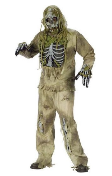 Halloween gruselige Zombie-Outfit