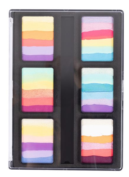 Wasserfarbenpalette Big Pastel Unicorn von Lyudmyla Kotova