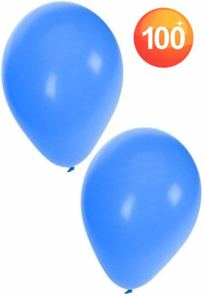 Blau Heliumballons 100 pack
