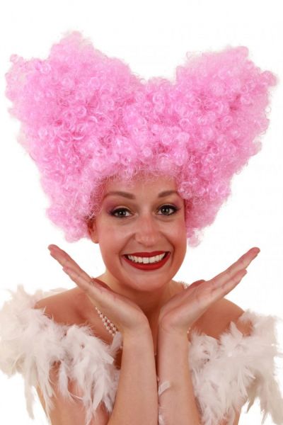 Lustige Perücke Lucy pink
