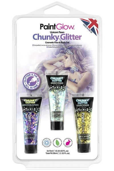 PaintGlow Chunky Glitzer Unicorn Tears