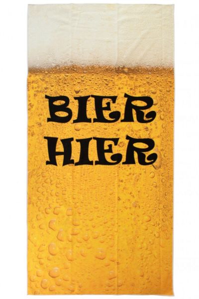 Bier Badetuch