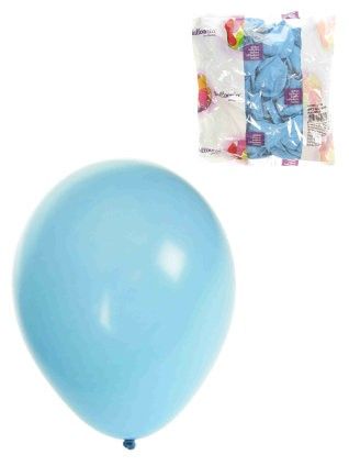 Heliumballone hellblauen Himmel blau