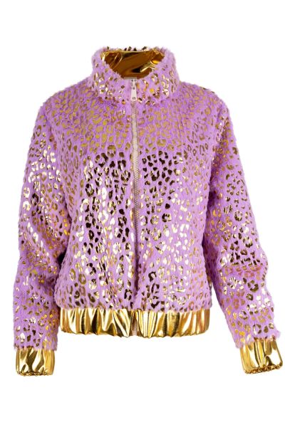 Festival Glamour Jacke Panther rosa