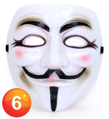 Vendetta Maske aus Kunststoff