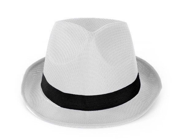 Gangster Hut Beule weiß