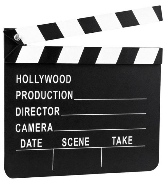 Filmklappe Hollywood