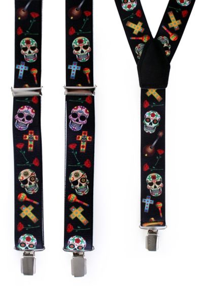 Hosenträger Tag des Todes dia de los muertos