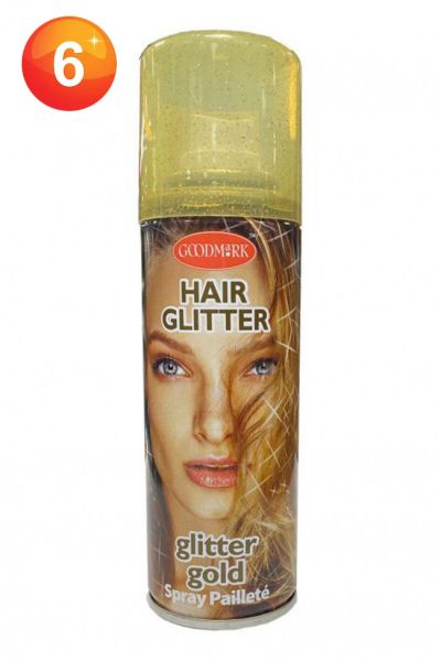 Haarspray Glitzer gold 125 ml