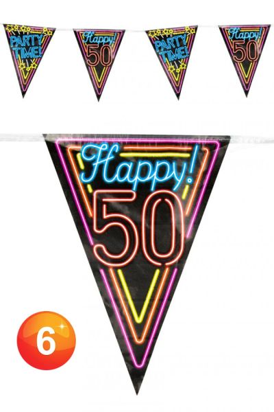 Fahnenlinie 50 Jahre Neon