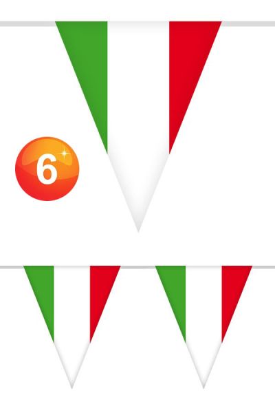 Flaggenlinie Italien 60m