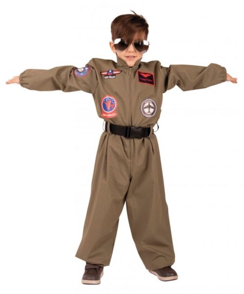 Kinder-Kampfpilot Flieger