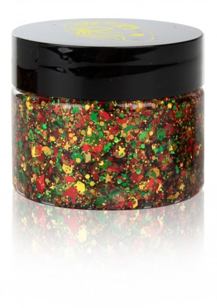 PXP Glitzercreme groß rot-gelb-grün