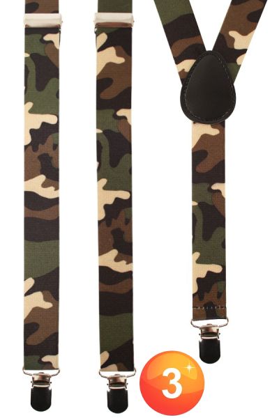 Soldaten Hosenträger Tarnung