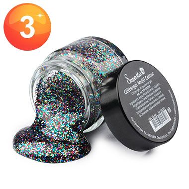 Superstar Glitzer Gel Multi colour