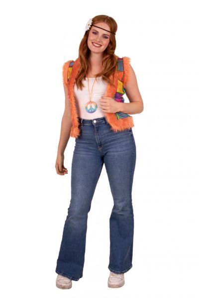 Hippie Damen Weste Patchwork