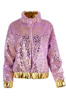 Festival Glamour Jacke Panther rosa